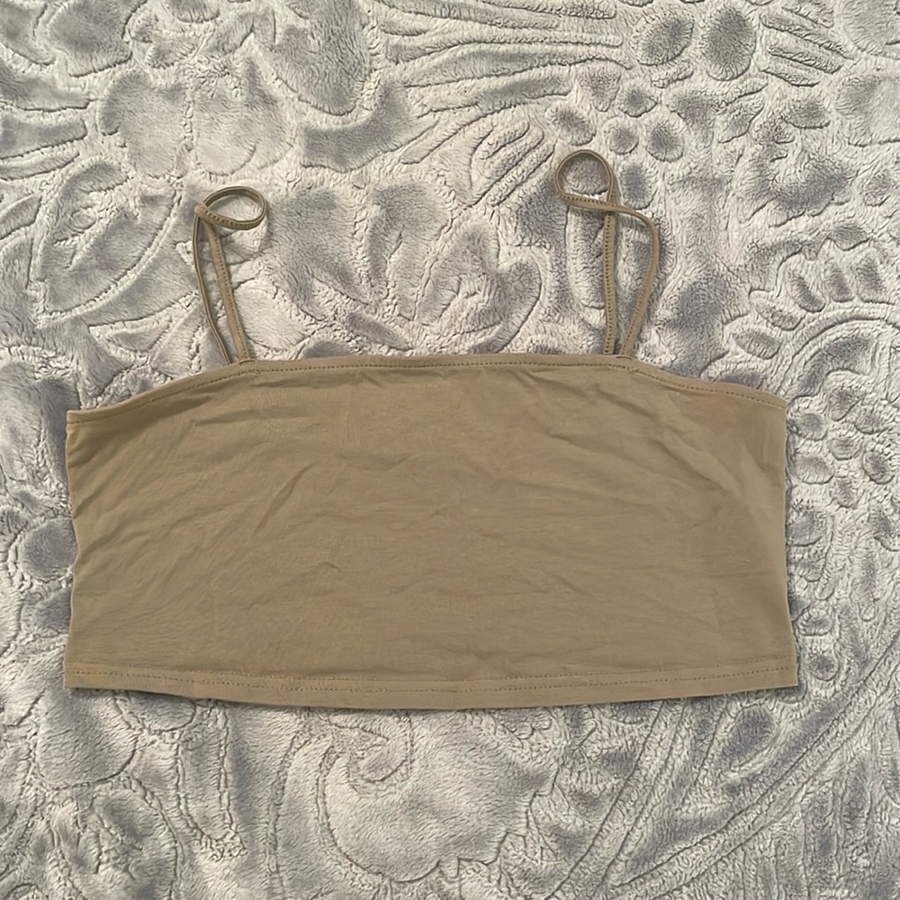 Sage green cropped cami (bundle only)